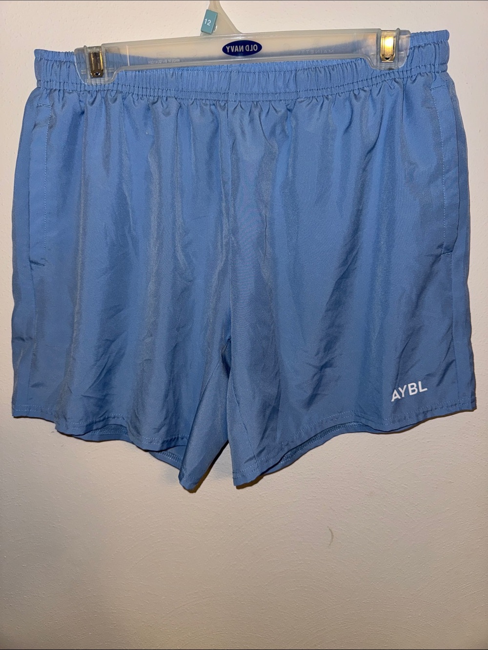 AYBL Men's Sky Blue Athletic Running Shorts